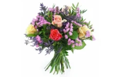 Bouquet Champêtre Rose & Mauve "Varna"