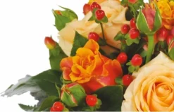 Bouquet De Roses Rond Louisiane -L’Agitateur Floral Boutique bouquet de roses rond louisiane 2
