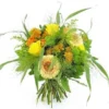 Bouquet Rond Champêtre Jaune & Orange "Gênes"
