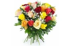 Bouquet Rond Coloré "Barcelone"