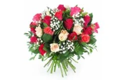 Bouquet Rond De Roses "Lyon"