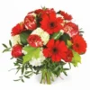 Bouquet Rond Rouge Sonate