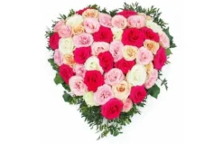 Cœur De Deuil Dans Les Camaïeux De Rose "Agora"