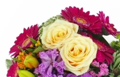 Cœur De Fleurs Fuchsia, Orange & Mauve "Périclès" 5 Cœur De Fleurs Fuchsia, Orange & Mauve "Périclès" -L’Agitateur Floral Boutique coeur de fleurs fuchsia orange mauve pericles 2