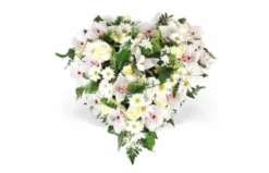 Coeur En Fleurs Pour Un Deuil Nuage