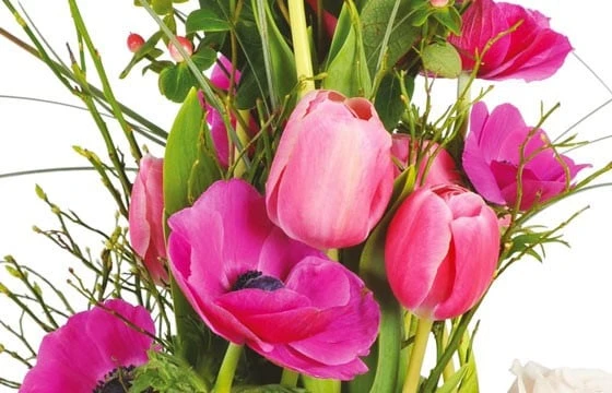 Composition De Fleurs Roses Impérial 2 Composition De Fleurs Roses Impérial – Image 2