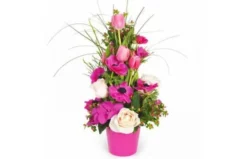 Composition De Fleurs Roses Impérial