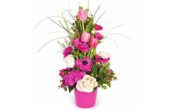 Composition De Fleurs Roses Impérial 1 Composition De Fleurs Roses Impérial