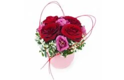 Composition De Rose Rouge "Ma Juliette"