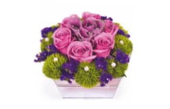 Composition De Roses Fuchsia Victoria