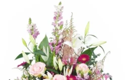 Coussin De Fleurs Pastels En Hauteur "Tirynthe" -L’Agitateur Floral Boutique coussin de fleurs pastels en hauteur tirynthe 2