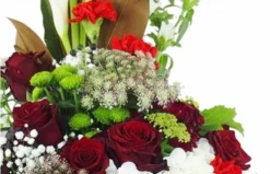 Gerbe De Fleurs à La Main "Hermès" -L’Agitateur Floral Boutique gerbe de fleurs a la main hermes 2