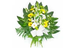 Gerbe De Fleurs Jaunes & Blanches