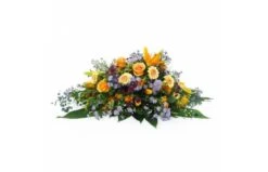 Raquette De Deuil Orange & Mauve-violet "Jupiter"